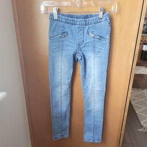 H&M GIRLS JEANS SIZE 7-8 RUN SMALL LIKE NEW